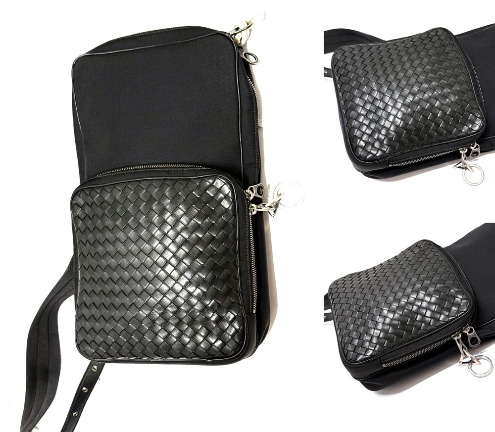 BOTTEGA VENETA ボッテガヴェネタ イントレチャートレザー スリング