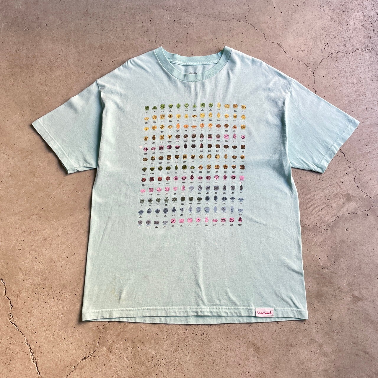 USA製 DIAMOND SUPPLY CO. 宝石 プリント Tシャツ メンズXL 古着