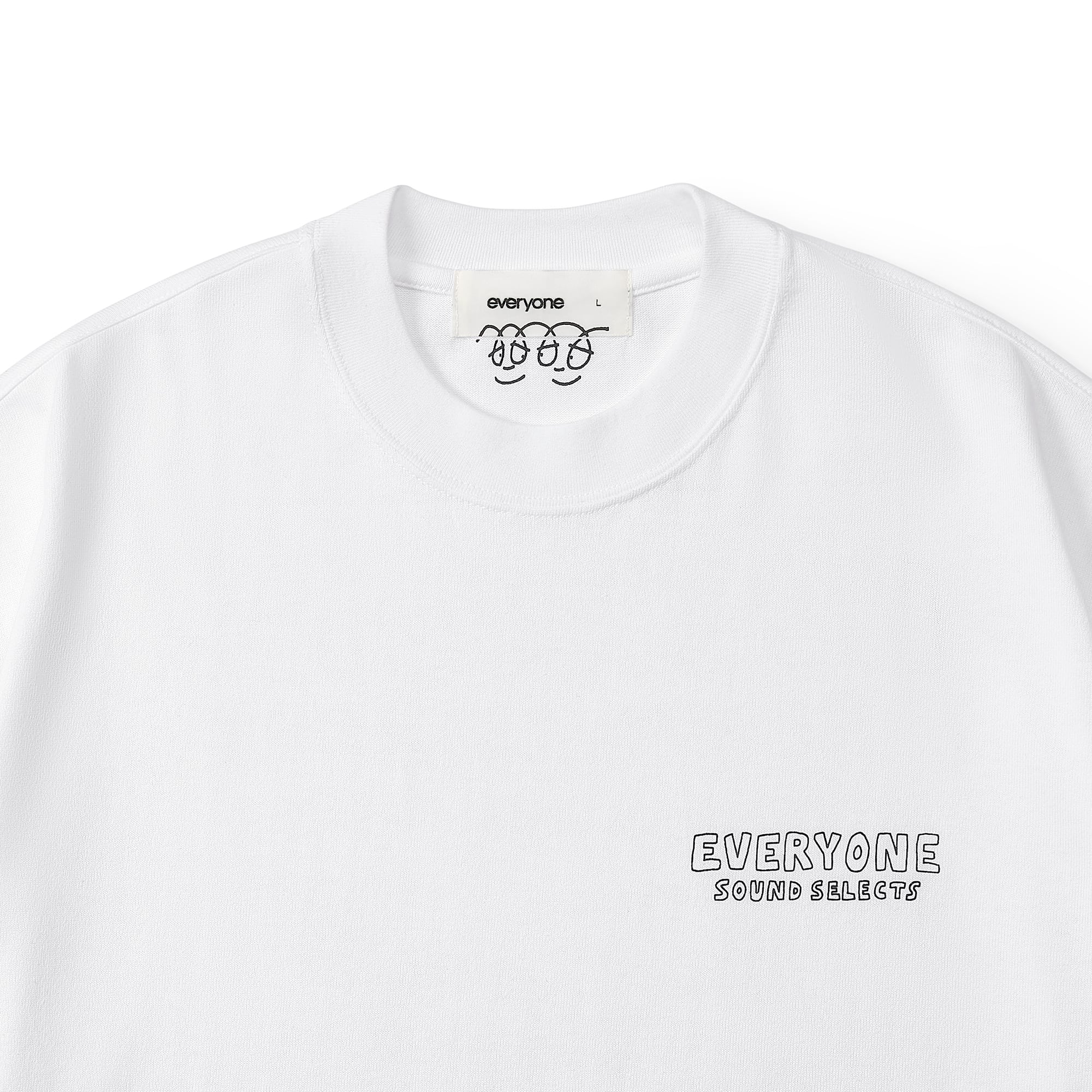everyone j.30000 ESS tee shirt (WHITE) | everyone