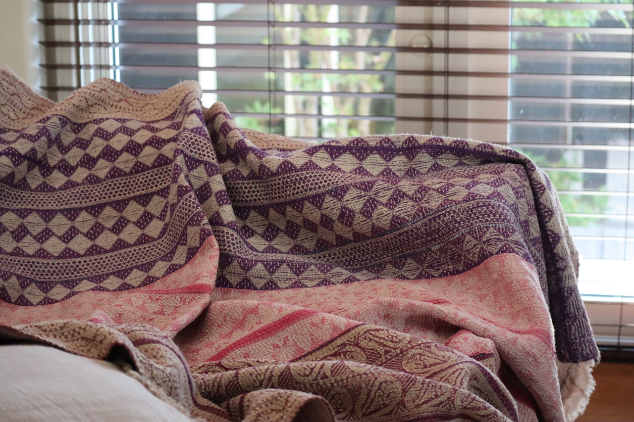 ORIENTAL KANTHA ヴィンテージ カンタキルト ラリーキルト マルチ 