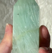 ピスタチオカルサイトタワー*ポイント*天然石インテリア*パキスタン産*T34