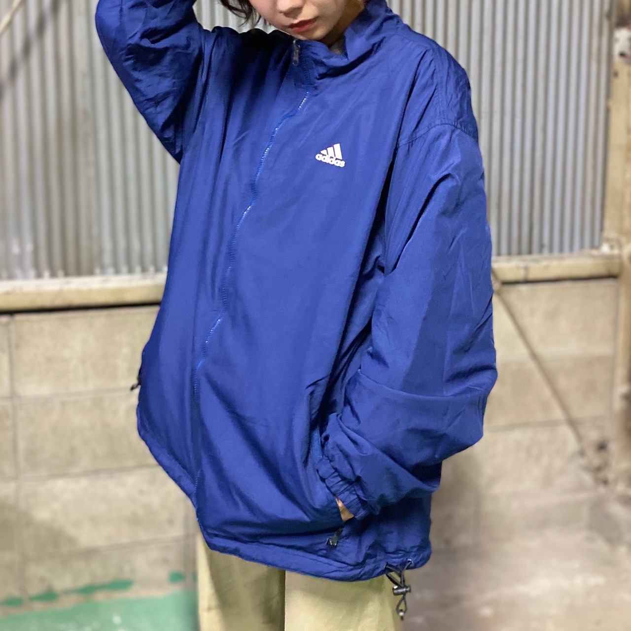 ビッグサイズ 90年代 ビンテージ adidas アディダス リバーシブル  