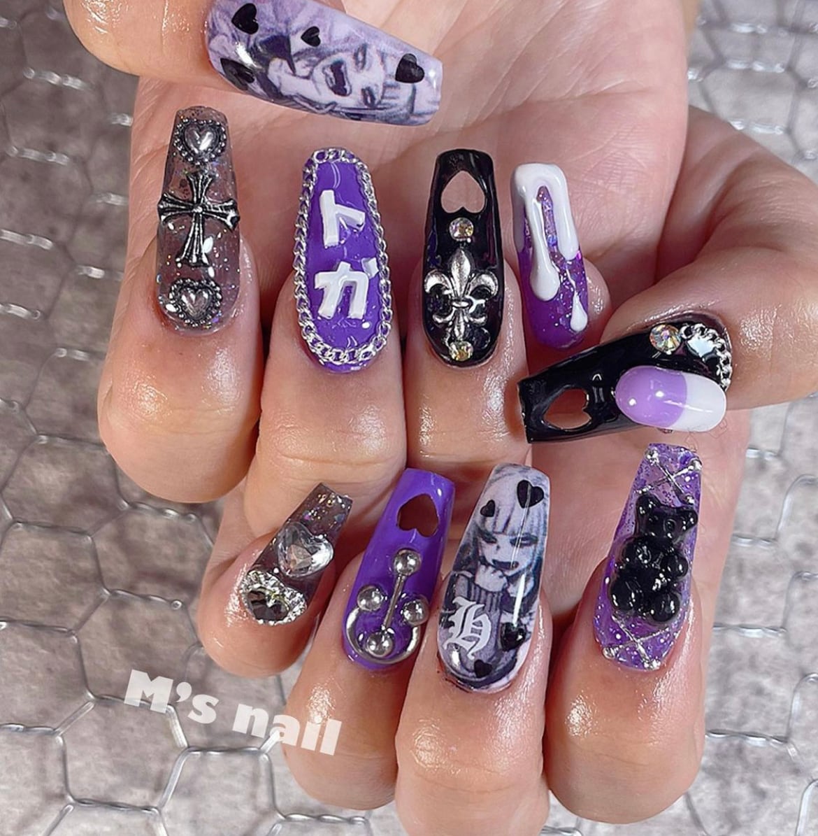 ハートフルオーダーネイルチップ ネイルチップ babynail