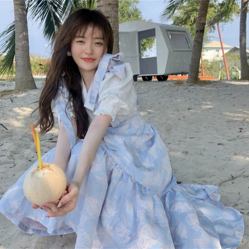 ブルードレス サマースタイルスカート 夏物 萌量不足22790803435