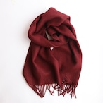 THE INOUE BROTHERS／Brushed Scarf／Burgundy