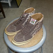 00s VANS SK8-HI ハラコ レオパード US9