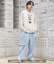 ◆アートフォト 段ボールニット プルオーバー◆ef-g1350132e