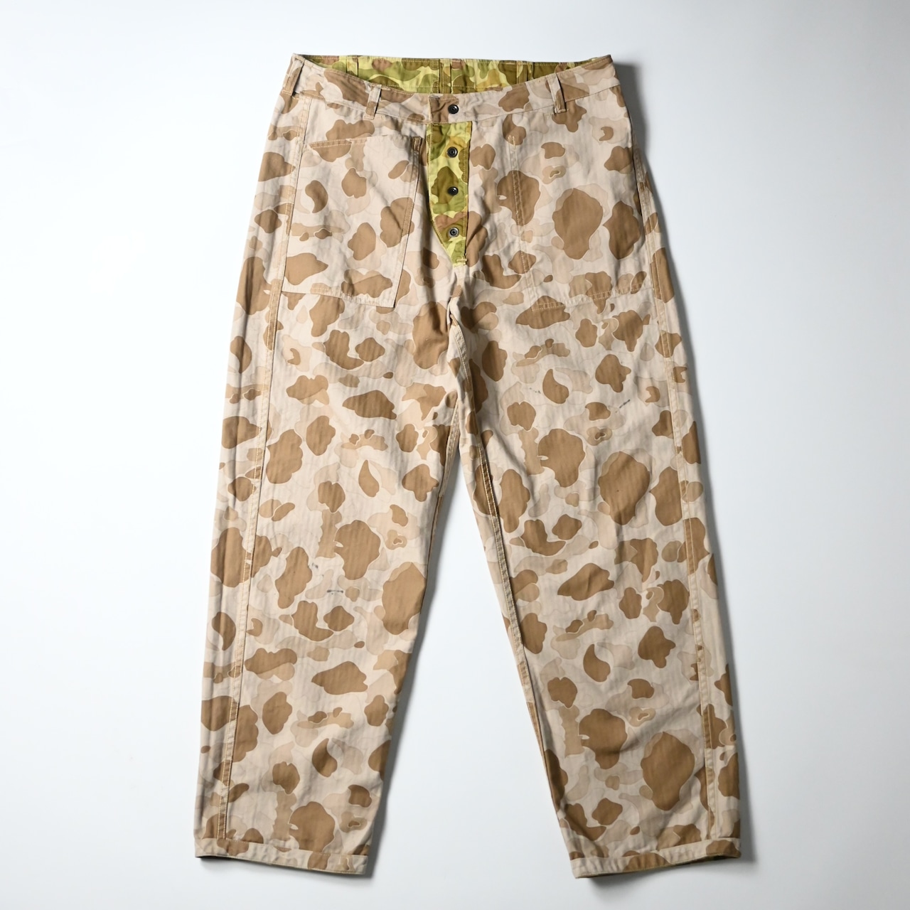BOWWOW / DUCK HUNTER CAMO FIELD PANTS (裏側)