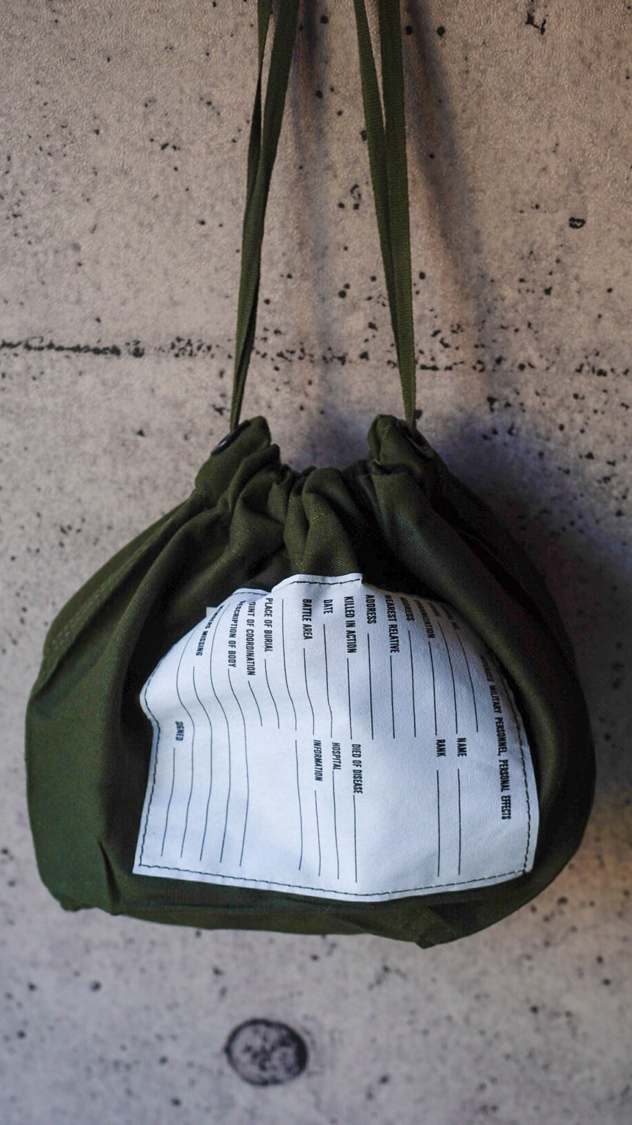 DEADSTOCK / 1960s-】米軍 パーソナルエフェクツバッグ《デッド 