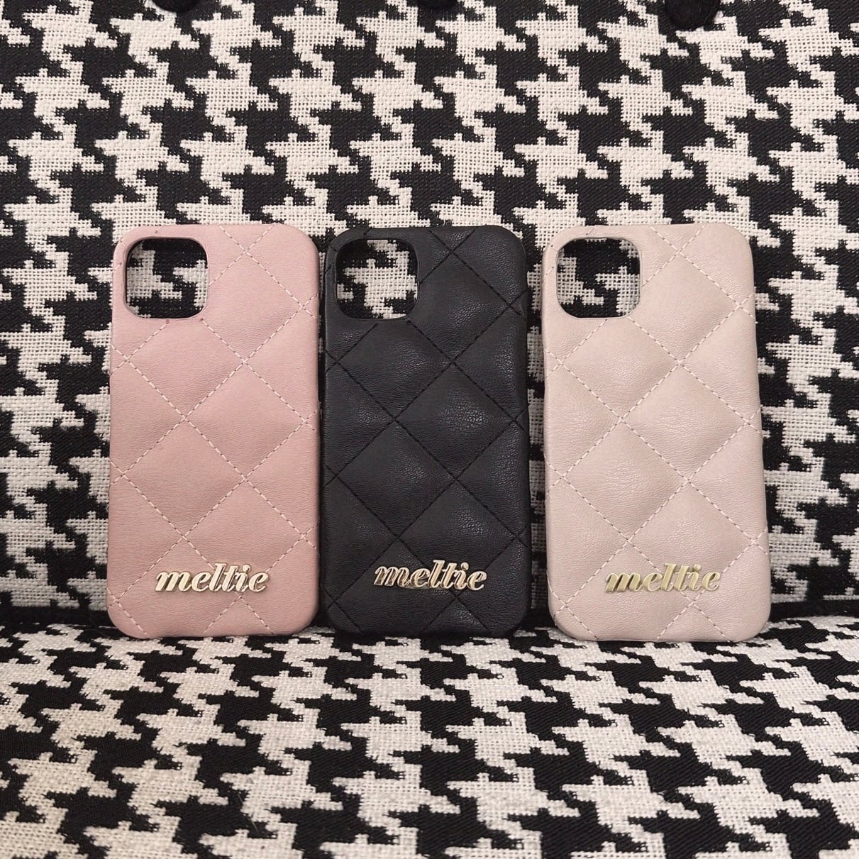 luxe quilting iPhone case