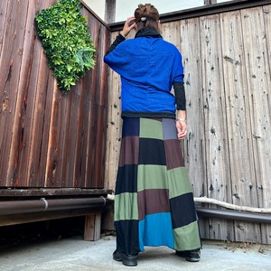 バイカラーデザイントップス