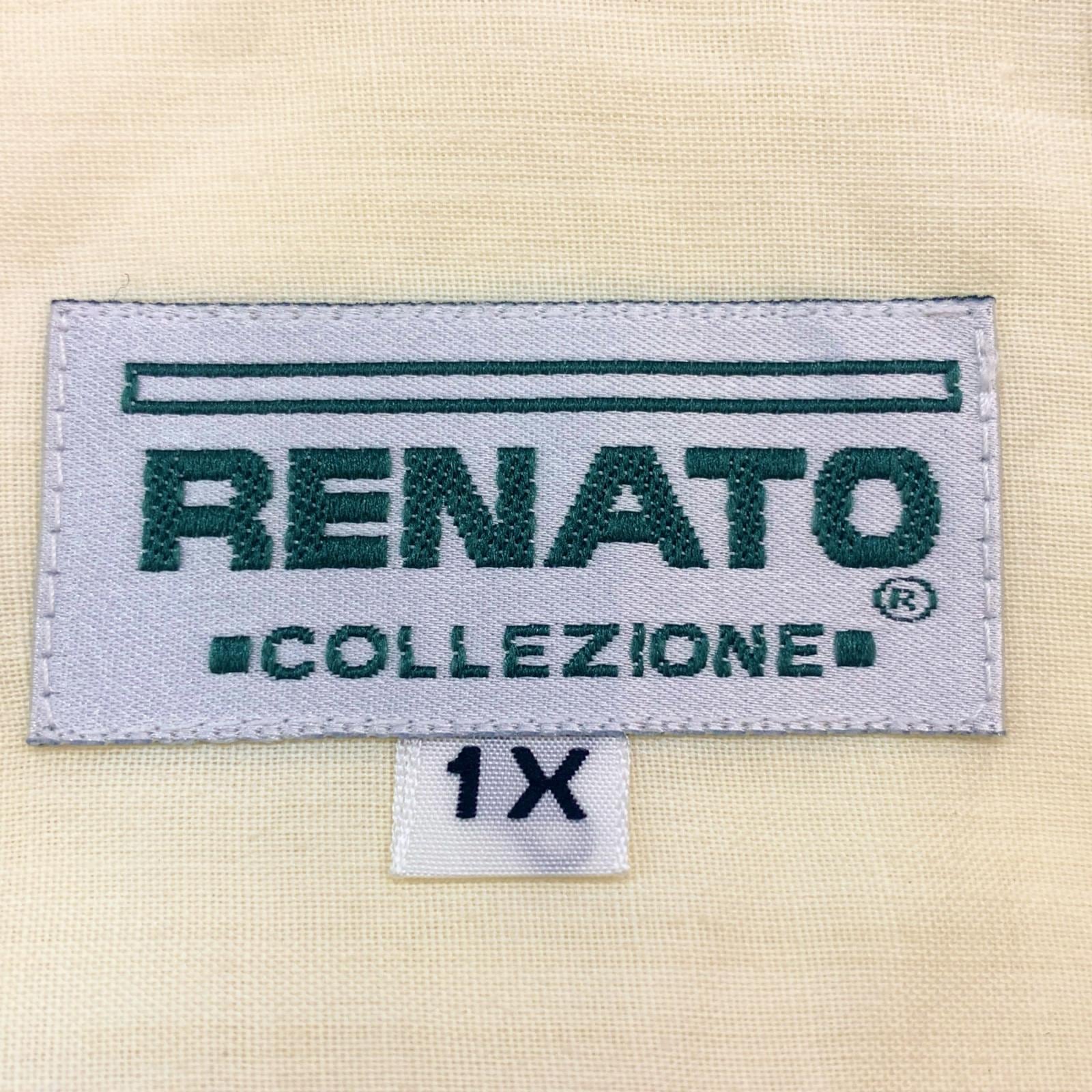 Renato 長袖シャツ ｷｭｰﾊﾞｼｬﾂ ｺｯﾄﾝﾘﾈﾝ ホワイト | 古着屋 EAGLEBASE