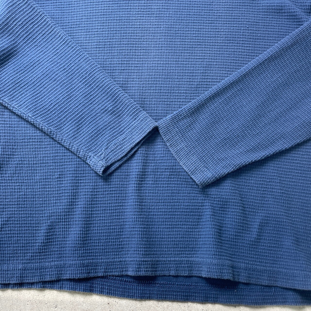 TOMMY JEANS トミージーンズ サーマル ワッフル ロングTシャツ ロンT 