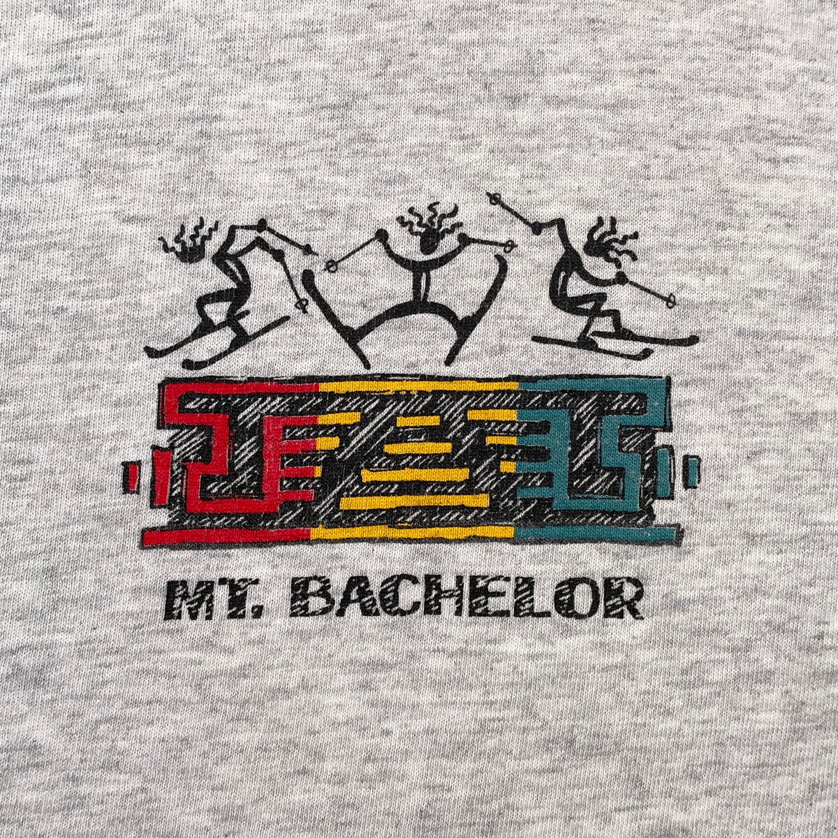90年代 USA製 LIFE'S SHORT SKI HARD スキープリントTシャツ メンズXL
