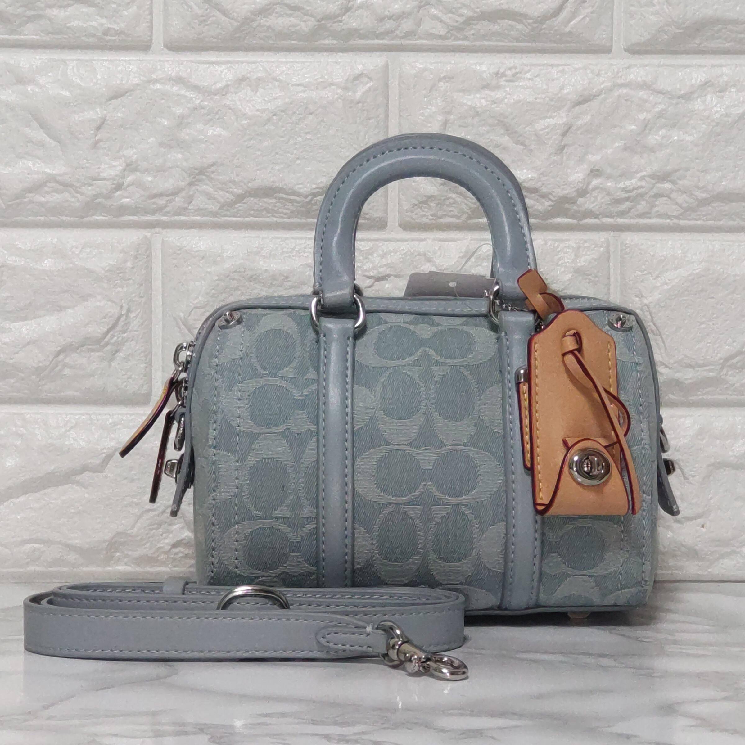 COACH コーチ ルビー サッチェル 18・シグネチャー デニム 新作 | ebisuya