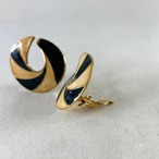 ニナリッチ イヤリング（グリーン） 渦巻　ヴィンテージアクセ　12ACay5-3