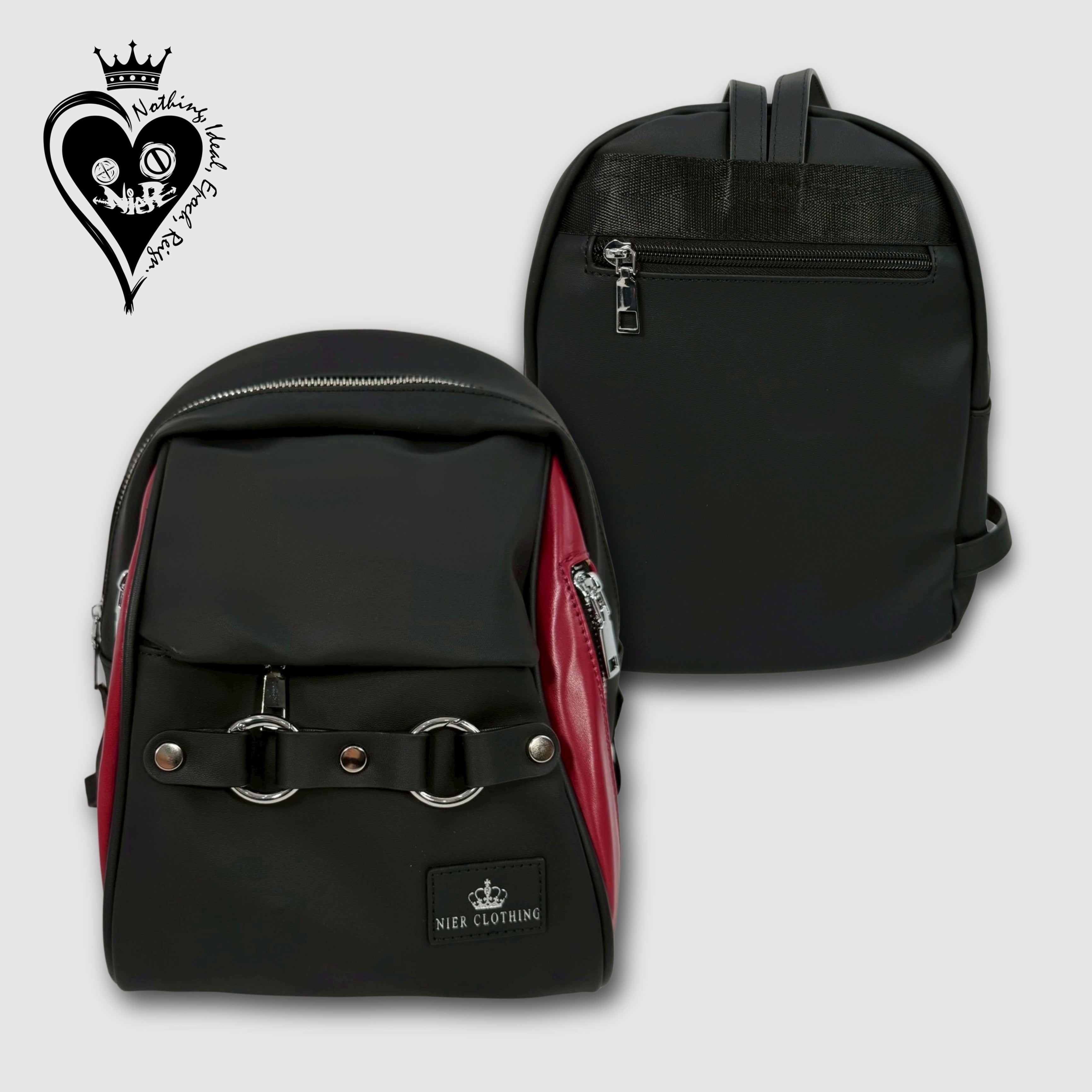HIGH QUALITY RUCKSACK【BLACK×RED】 | NIER CLOTHING