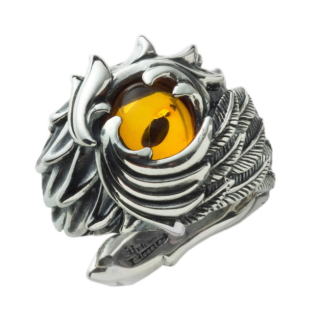 フェニックスワイドリング ACR0260 Phoenix wide ring【「武士スタント逢坂くん！」衣装協力商品】 シルバーアクセサリー Silver Jewelry Brand