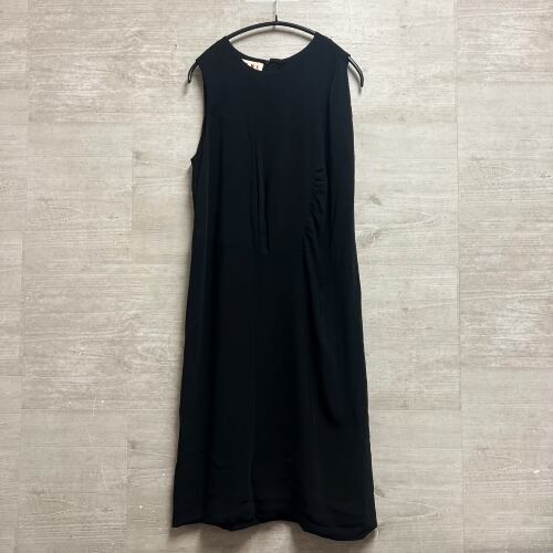 MARNI マルニ アシンメトリー ノースリーブワンピース ブラック size38  