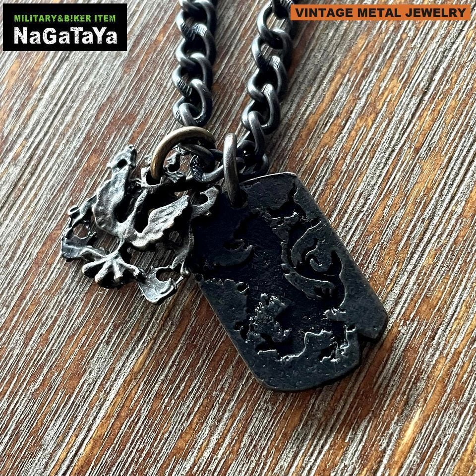 ☆NEW ヴィンテージ ネックレス メンズ ダメージ加工 アンティーク加工
