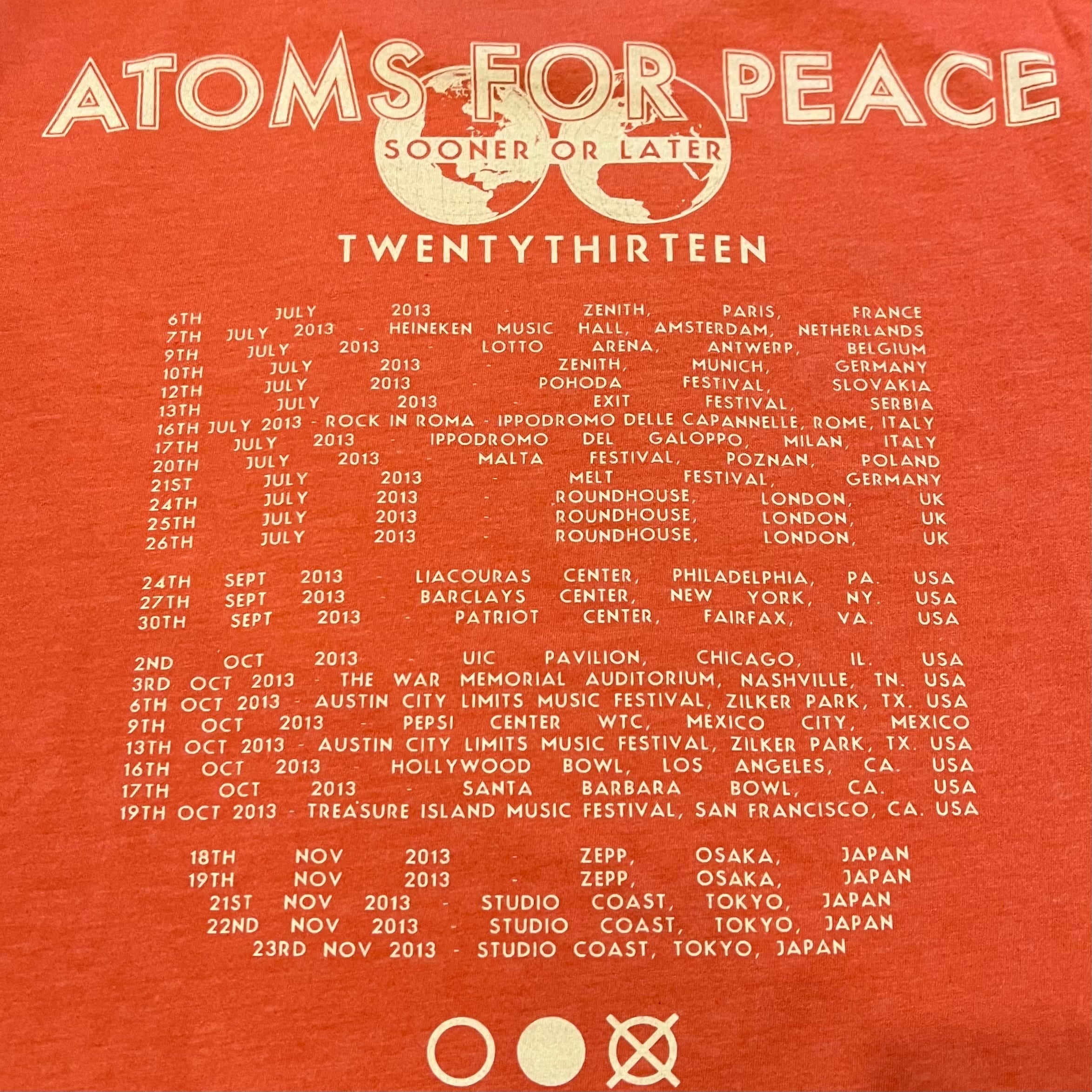 ATOMS FOR PEACE Tシャツ | FREAKY