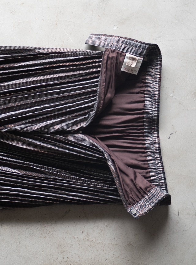 "MADAME HANAI Excellence" 1980s Pleated skirt