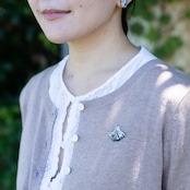 イチョウの葉 ピンバッチ