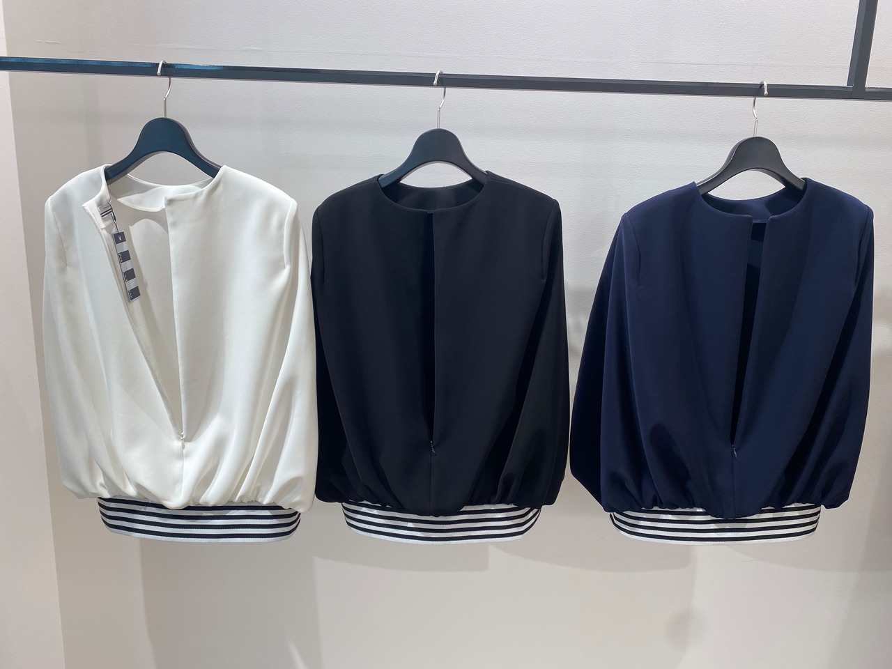 BORDERS at BALCOMY CAPE BLOUSE 3色展開　ボーダーズアットバルコニー　ケープブラウス