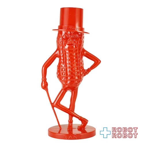 プランターズ ミスター・ピーナッツ プラスチック貯金箱 赤