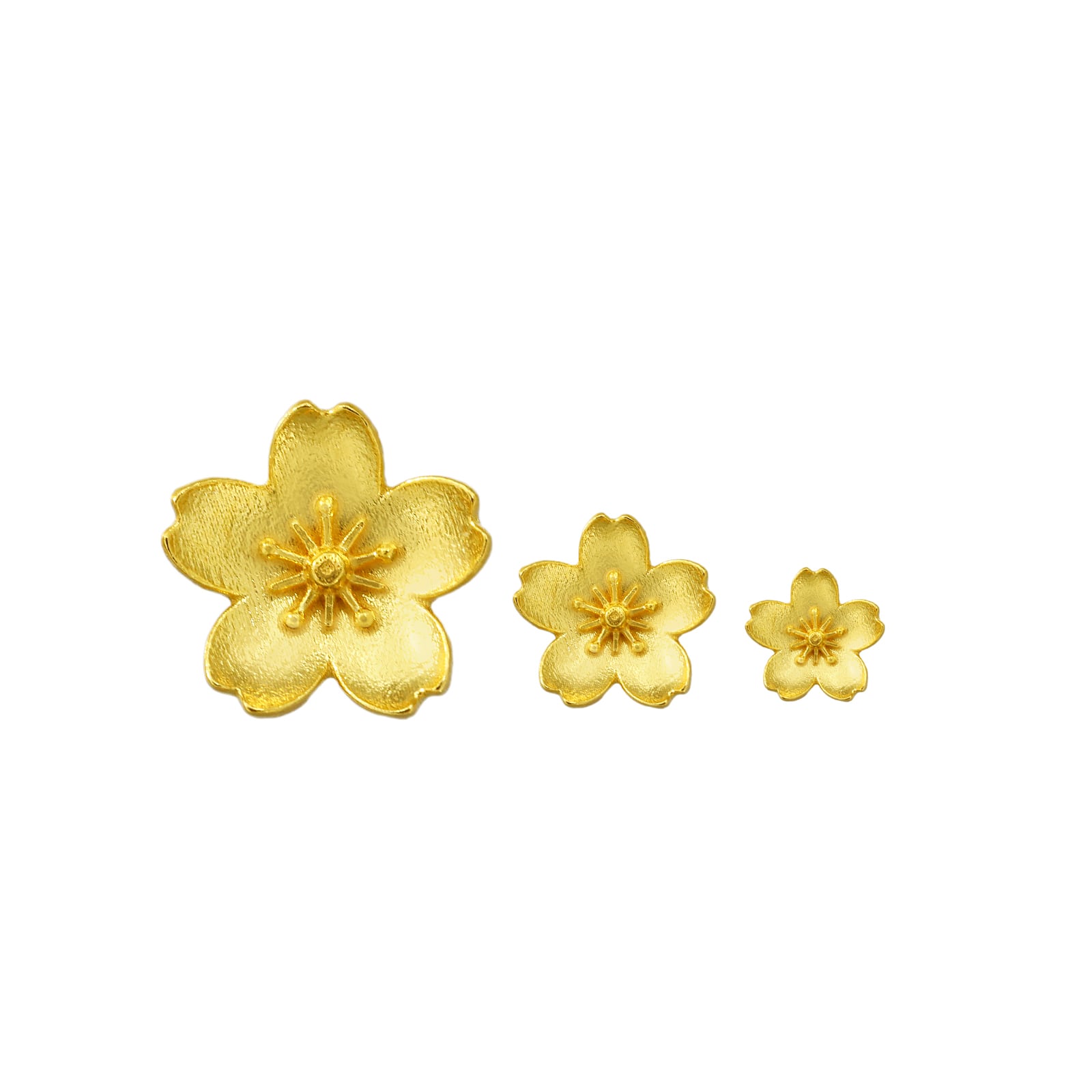 純金『桜の花びら』モチーフ 約1g 指先サイズの芸術品 JUNGOLD