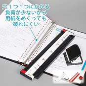 カール事務器(CARL) ルーズリーフパンチ ゲージパンチ A4/B5対応 5枚 ホワイト 日本メーカー GP-2630-W