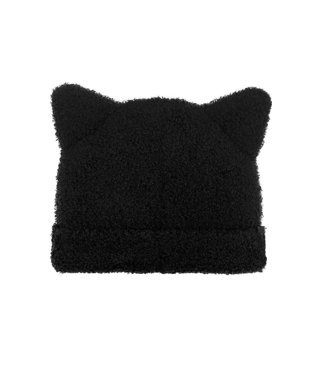 ☆SEVENTEEN ジョシュア 着用！！【OY】BOUCLE EARS BEANIE - BLACK