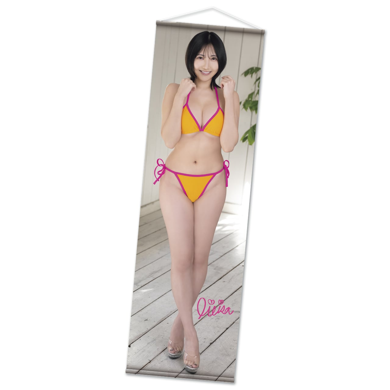 原つむぎ等身大タペストリー