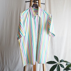 オランダ ストライプ柄シャツ 80's Dutch [C2891]