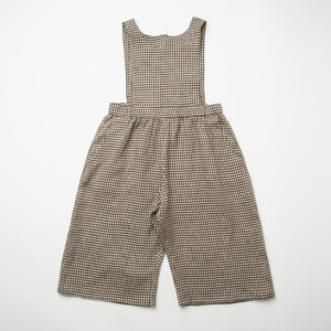 Nellie Quats/Jumping Jack Jumpsuit - Black & White Mini Check Linen