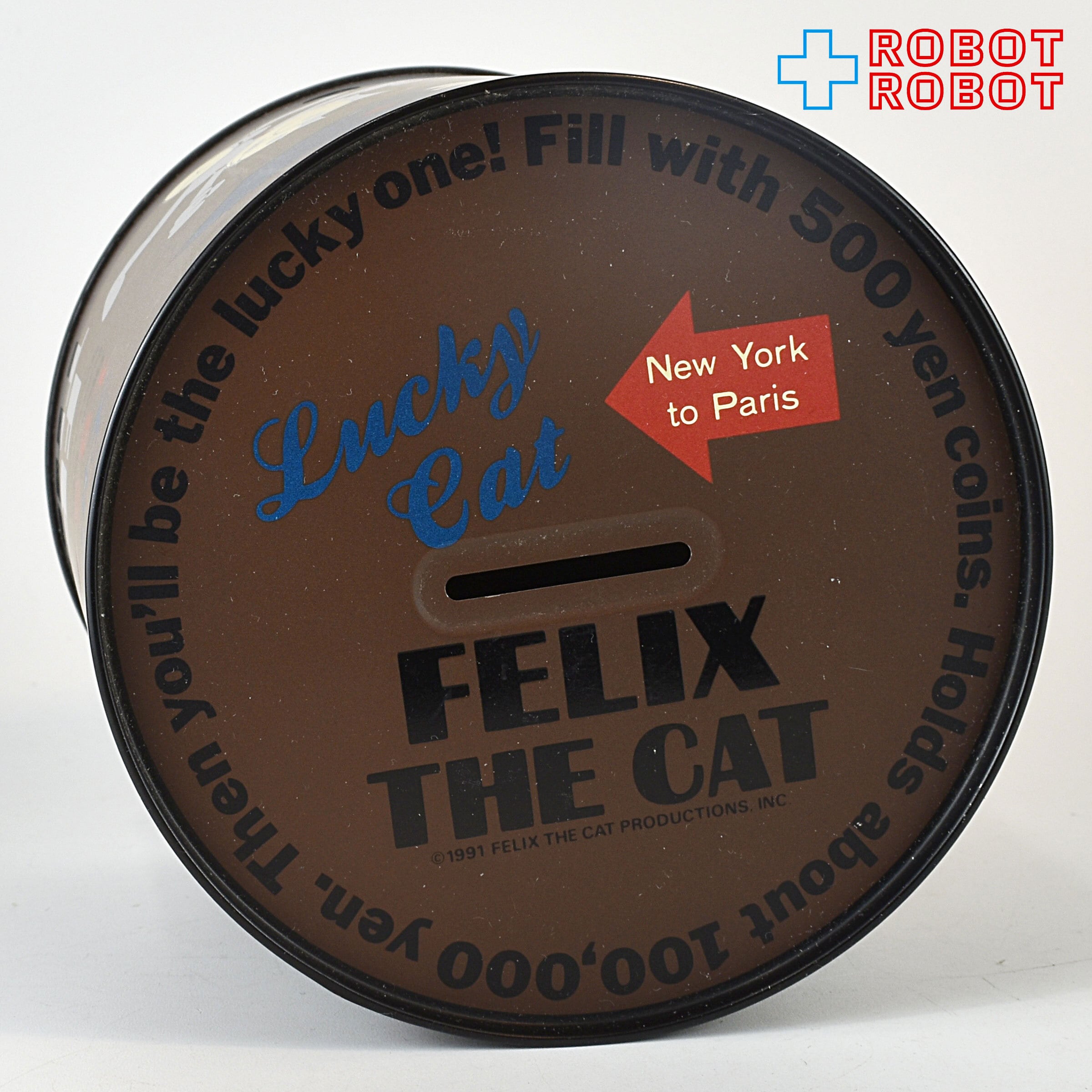 フィリックス・ザ・キャット 缶貯金箱 ディターミンドプロダクションズ 