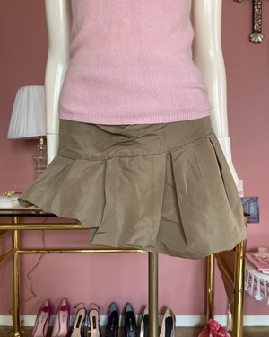 RED VALENTINO asymmetry skirt