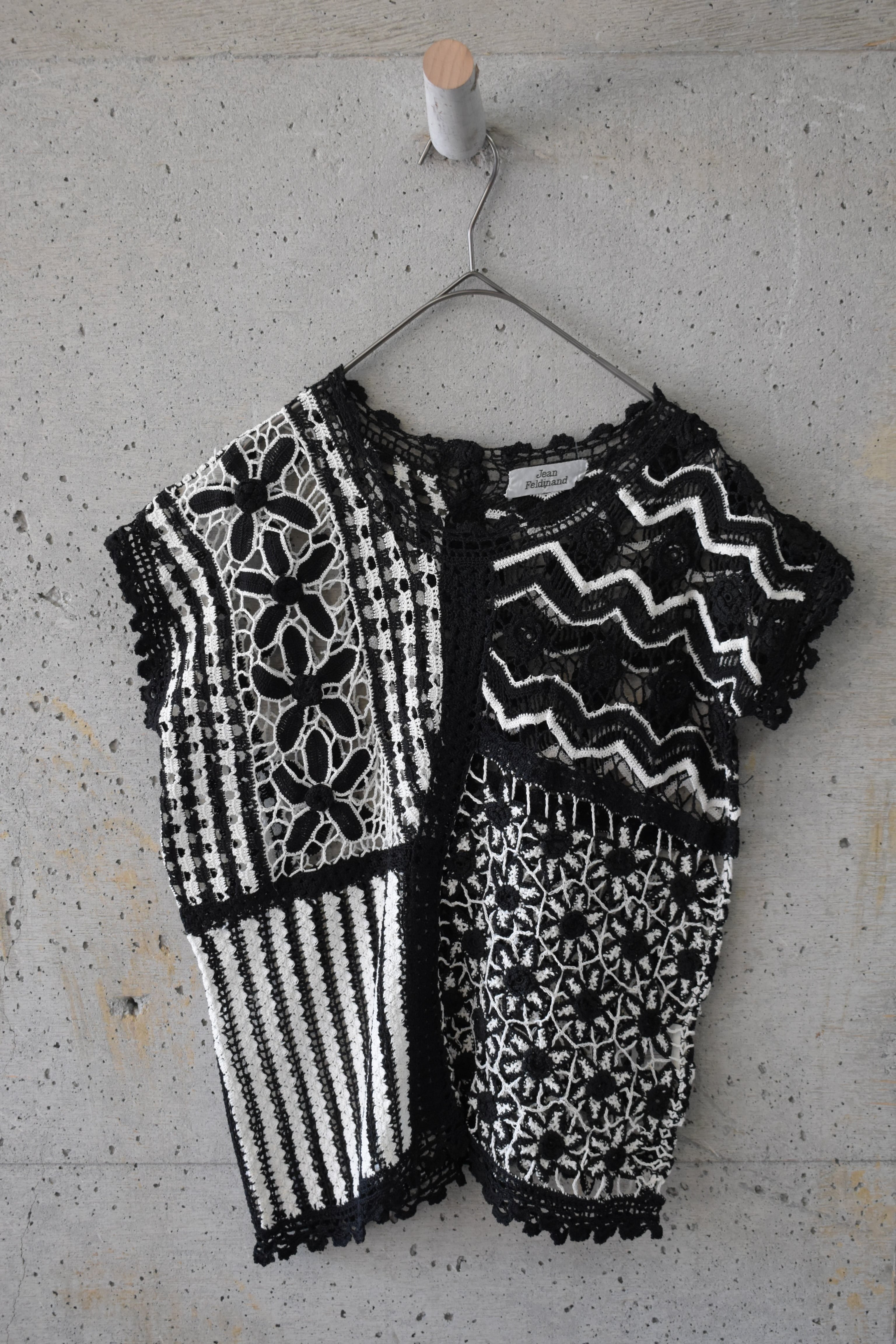 patchwork knit top
