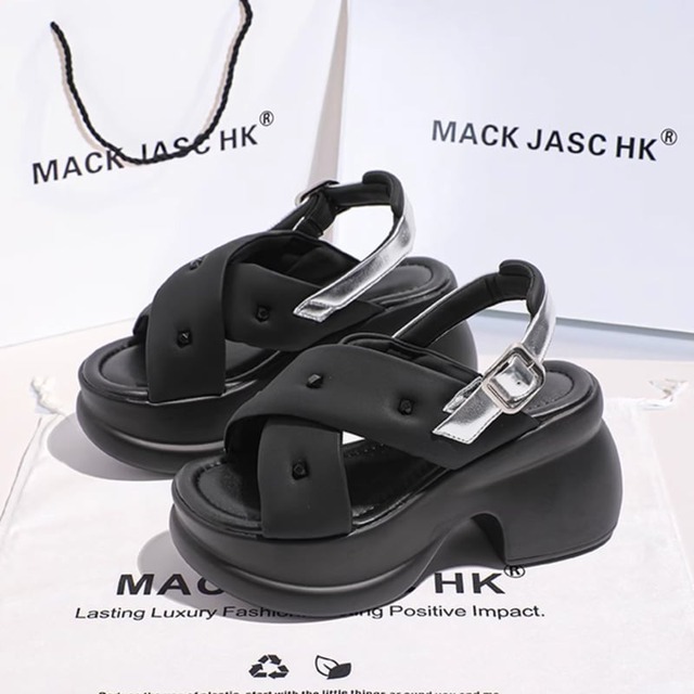 studded platform sandals m0009