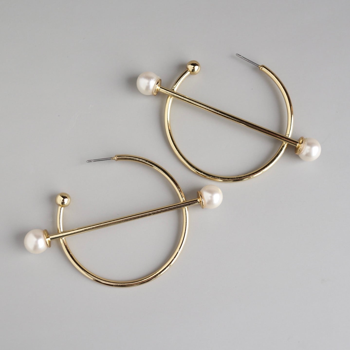【フープピアス】-gold-