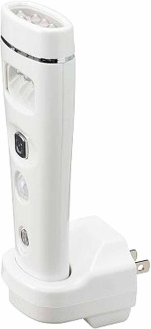 【人気】ヤザワコーポレーション YAZAWA(ヤザワ) 充電式LED人感明暗センサーナイトライト NCHSMN03WH NCHSMN03WH