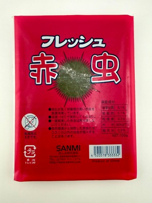 さんみ フレッシュ赤虫 1枚100g