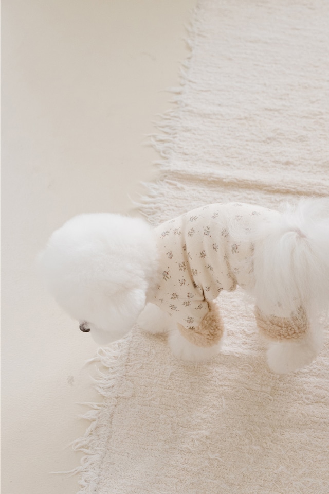 【送料無料期間中】ベイビーロンパース(IVORY)