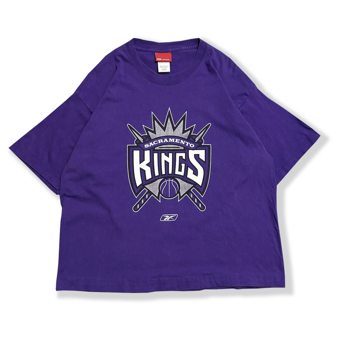 Sacramento Kings Old Logo Printed T-shirt. Reebok