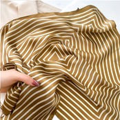 ストライプシルクスカーフ