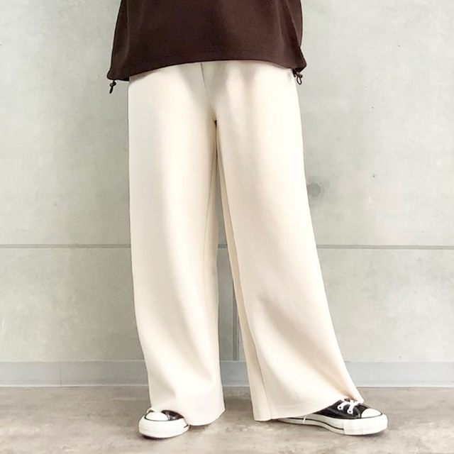 【予約商品】裏起毛 ストレートスウェットパンツ｜ワイドストレート