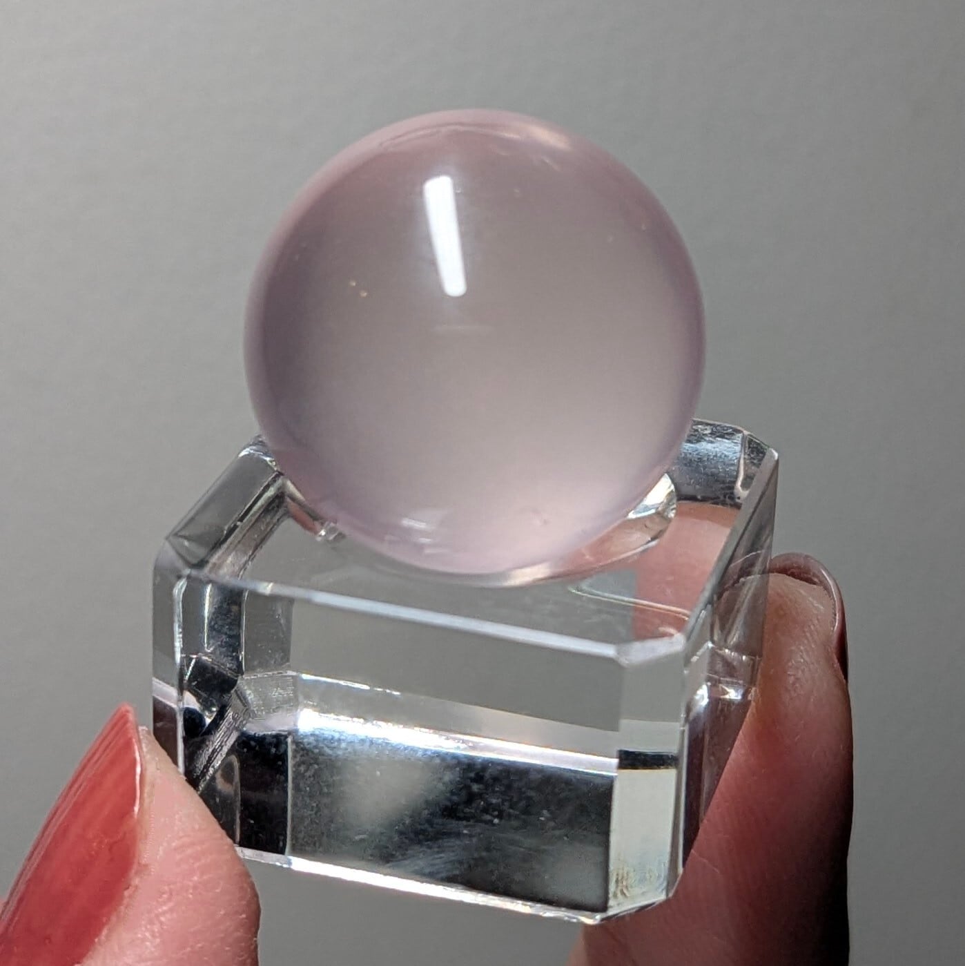 ピンククリアクォーツ スフィア 約47mm | iris imrama stone