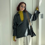 スキッパーオーバーKnit/チャコール