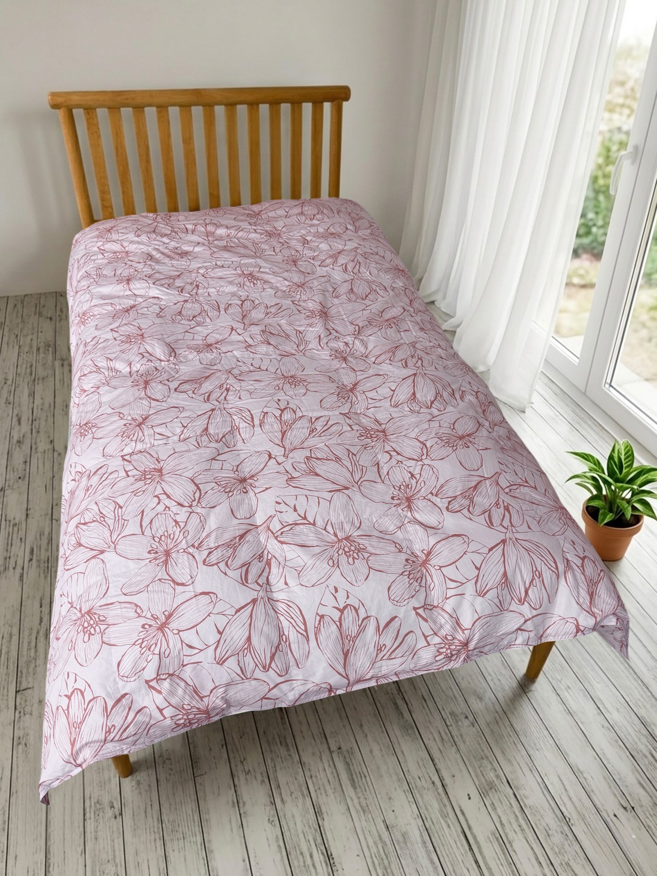 羽毛合掛ふとん　マカーロ【シングル】【ピンク】【ブルー】