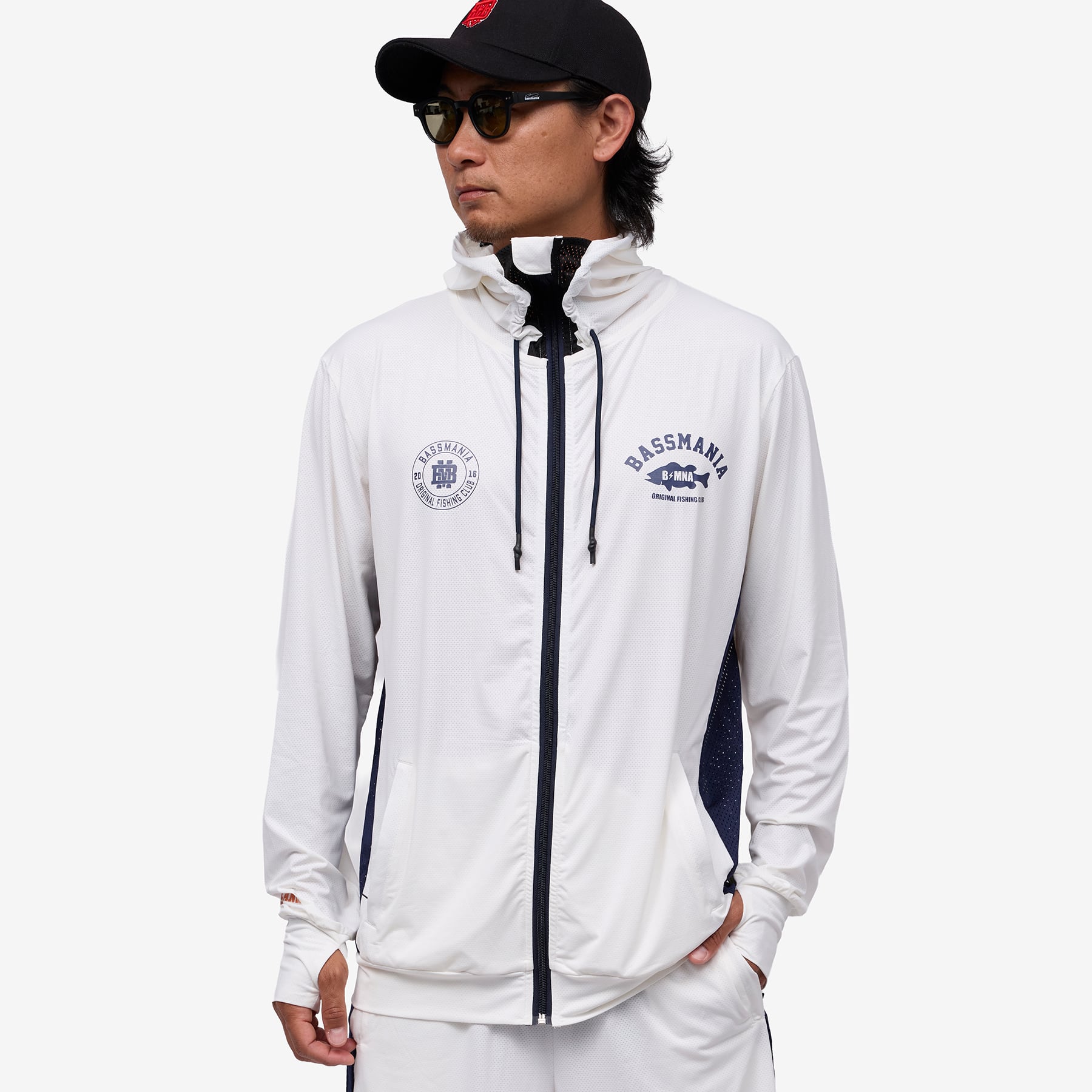 UV Rush Cool Logo Zip Parka［WHITE］［LIMITED］ | bassmania.jp